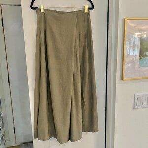 Zara wide-leg wrap pants